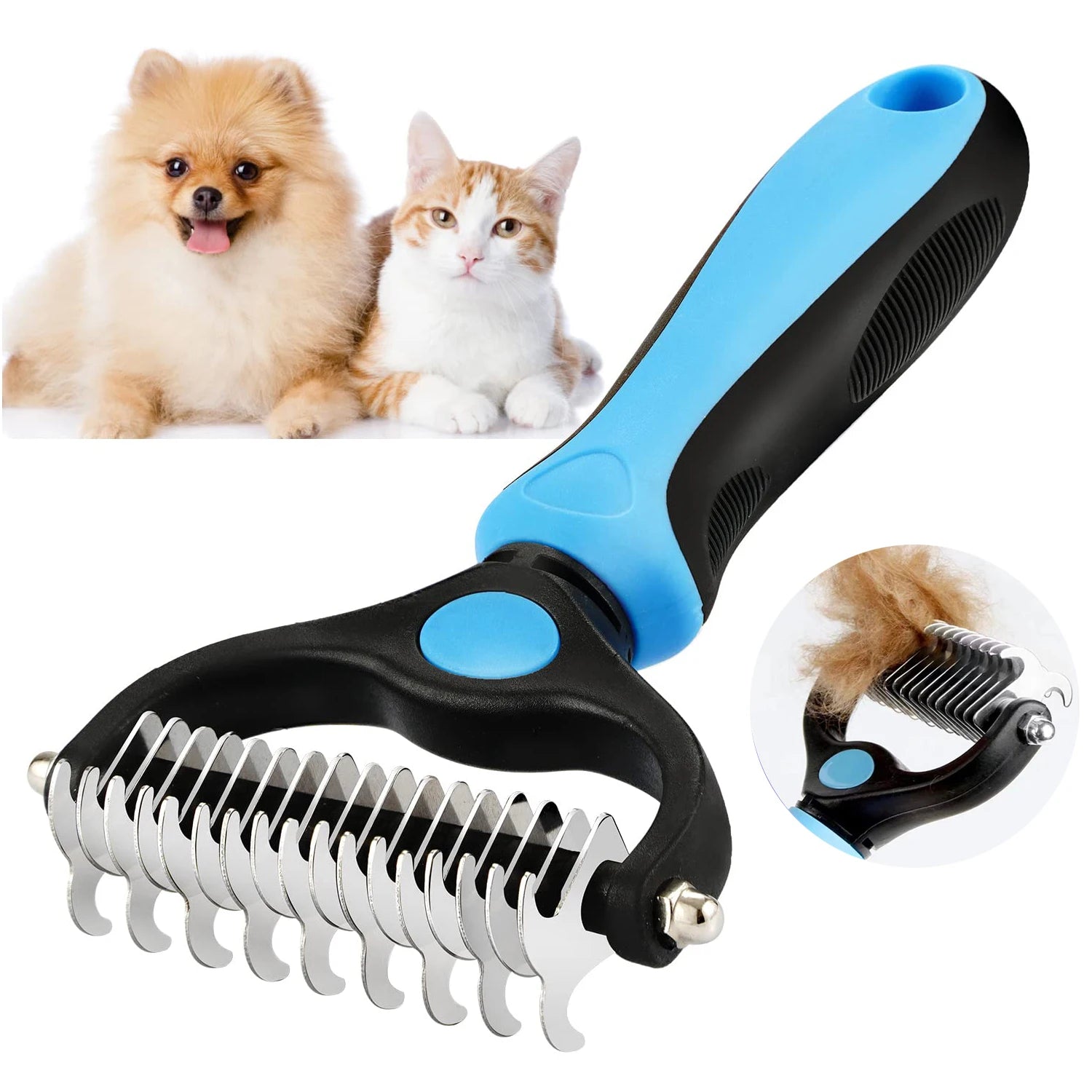 Cepillo profesional para eliminar el pelo muerto FurEase